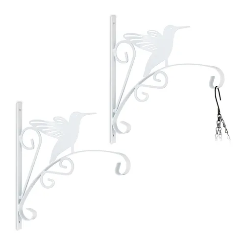 Blumenampel Halterung Blumenhaken Blumenampelhaken Wandpflanzenhalter 2er Set