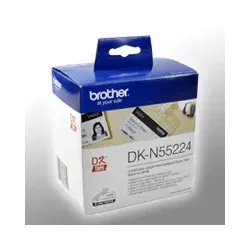 Brother DK-N55224 - Endlospapierrolle 54 mm x 30,48 m, ideal für klare Beschriftungen und Organisation im Büro