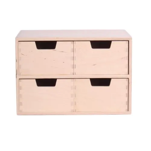 Schubladen-Box aus Holz – Elegante Minikommode für vielseitige Aufbewahrung - Schubladenboxen: Hochwertige Minikommode aus Kiefernholz, ideal zur Organisation von Schmuck, Dokumenten und Kosmetik – langlebig und stilvoll.