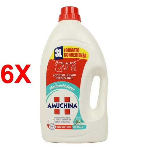X Amuchina FlÜssigwaschmittel Mit WeichspÜler 3 L 6