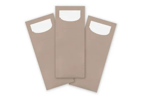 itenga Papierserviette itenga 100x Bestecktasche latte macchiato