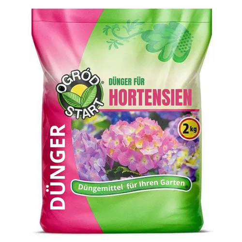 Hortensiendünger Dünger für Hortensien Hortensie Blumendünger Blau Rot Gelb 2kg