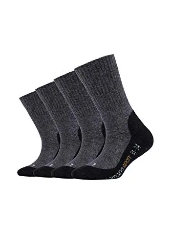 Camano Unisex Kinder 9301 Socken, Grau, 35-38 EU von Camano