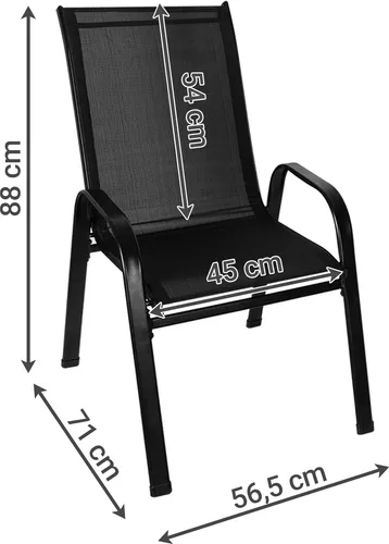 Gartenstühle Stapelbar bis 150 kg