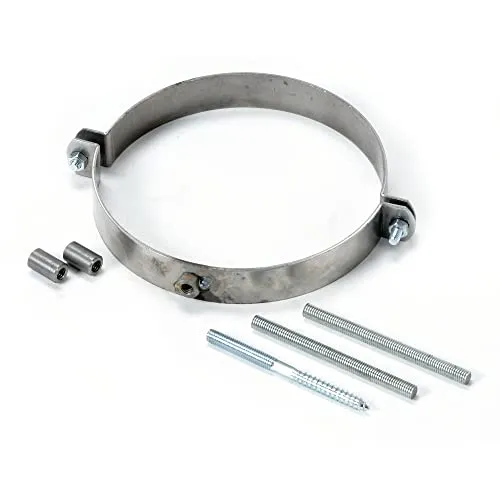 FIREFIX R150/SCH Rohrschellen-Set für Rauchrohre (Ofenrohre) mit 150 mm Durchmesser