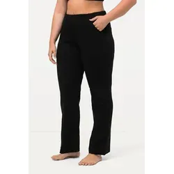 Ulla Popken Damen Jogginghose Schwarz 42/44 EU in schwarz von Ulla Popken