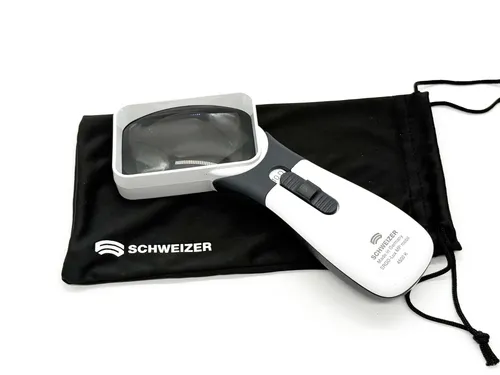 Schweizer Ergo-Lux MP Mobil LED Leuchtlupe Lupe 2,5 fach 164102 Leseglas Neu 1