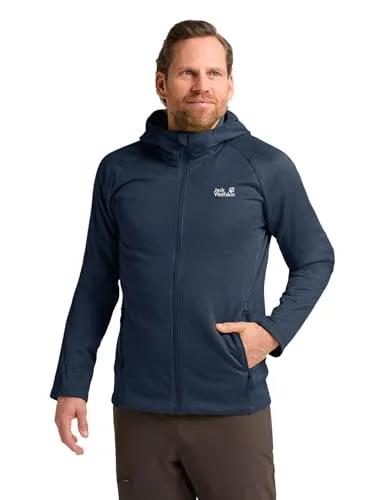 Jack Wolfskin PEAK DISTRICT HOODED FZ M Fleecejacke