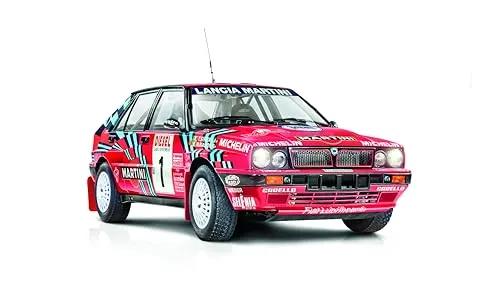 Italeri 4712 1:12 Lancia DELTA 16VHF - Modellbau Bausatz - Detaillierter Auto-Modellbausatz im Maßstab 1:12, ideal für Hobbyisten. Der Bausatz bietet eine präzise Schritt-für-Schritt-Anleitung für den perfekten Aufbau.