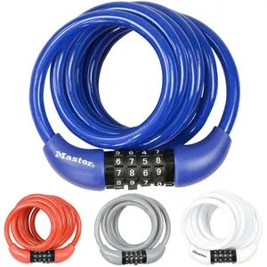 Master-Lock Fahrradschloss 8221EURDPROCOL, Kabelschloss, Länge 180cm, Sicherheitslevel 4