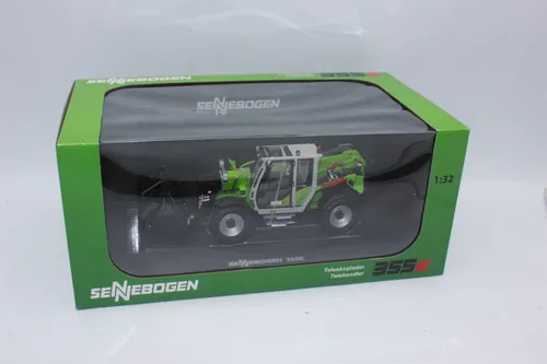 Universal Hobbies UH 8170 Sennebogen 355E Teleskoplader 1:32 - Armaturen: Detailgetreues Standmodell des Sennebogen 355E Teleskopladers in 1:32, ideal für Sammler und Liebhaber, neu in Originalverpackung.
