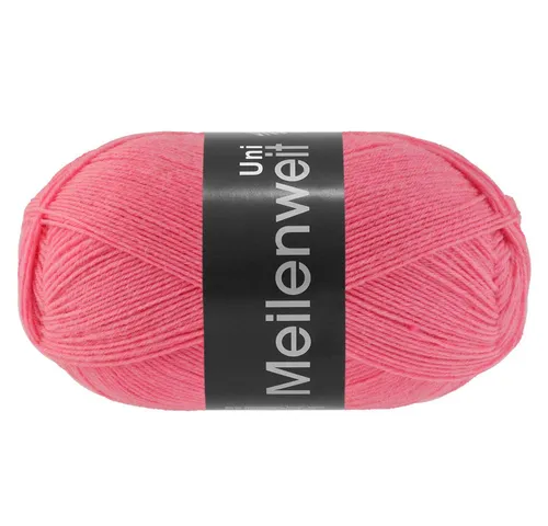 LANA GROSSA MEILENWEIT 100 g UNI Häkelwolle, 420 m (4-fach Sockenwolle in 25 Uni-Farben), 100 g