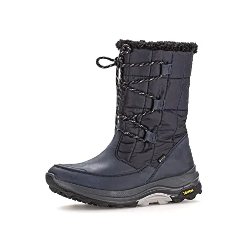 Gabor Damen Winterstiefel, Frauen Stiefel,Wechselfußbett,Warmfutter,Winterschuhe,uebergangsstiefel,uebergangsschuhe,Blue (Webl.),38.5 EU / 5.5 UK