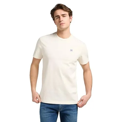 Lee Men's WW Tee T-Shirt, Ecru I, XL – Bequem und Stylisch