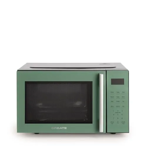 CREATE/MICROWAVE STUDIO/Mikrowelle mit Grillfunktion Salbeigrün, 23L