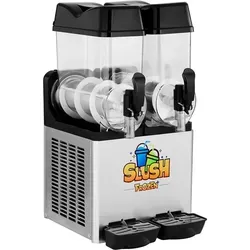 Royal Catering Slush Maker 2 x 12 L – Slushmaschine für erfrischende Köstlichkeiten