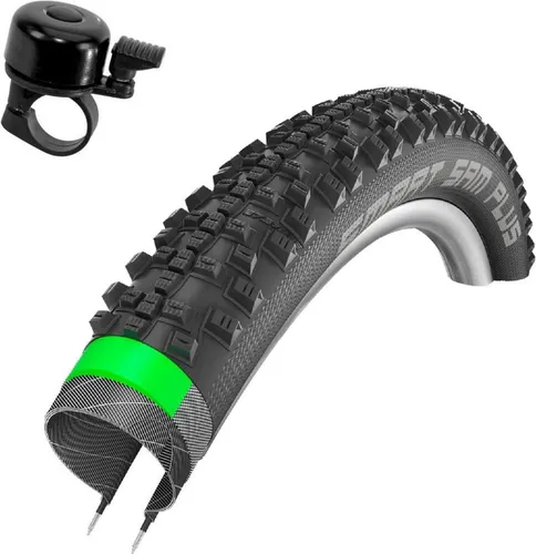 Schwalbe Smart Sam PLUS Fahrradreifen Addix Performance DD GreenG E-25 SnakeSkin Fahrrad Decke Mantel 54-559 ( 26 x 2,10
