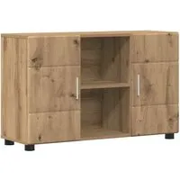 vidaXL Sideboard FLORIN Artisan-Eiche 88,5 x 30,5 x 55,5 cm