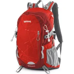 blnbag S1 - Trekking-Rucksack Wanderrucksack Regenschutz Rückenbelüftung, Backpack mit Raincover Fahrradrucksack, uni, 48 cm, 20 L ,Magma Red