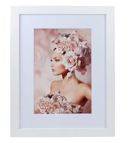 IDEAL TREND Bilderrahmen Bilderrahmen Holz Rahmen Plexi Acryl Collage Wanddeko Poster quadratis