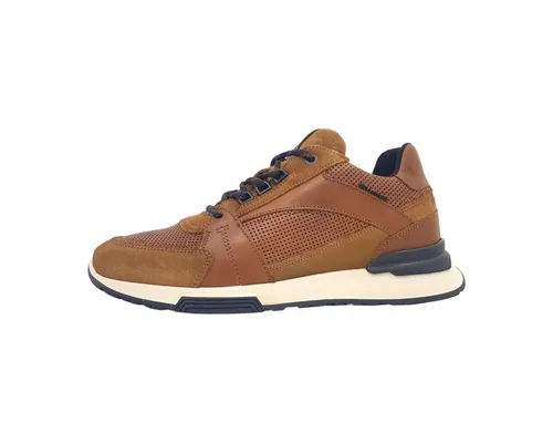 BULLBOXER Herrenschuhe Schnürschuhe Braun - Bequeme Freizeit Sneaker in Größe 41 EU - Herren-Sneaker, stylisch und bequem für den Alltag, ideal für Freizeitaktivitäten und lässige Outfits.