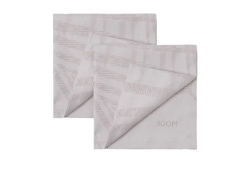 Joop! Stoffserviette Natur 50x50 cm in beige von JOOP!