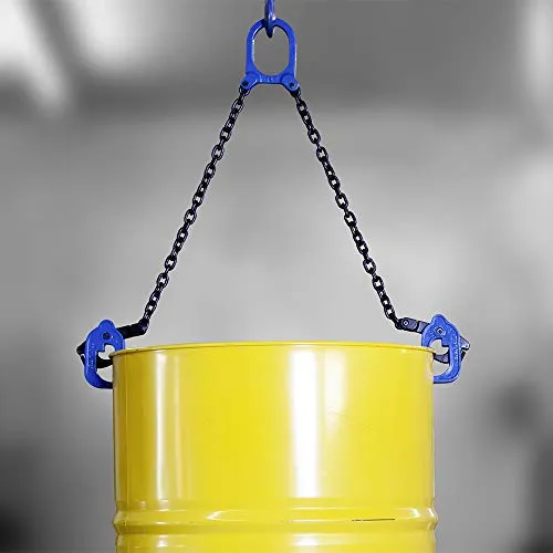 Fasshebeklemme DL, 500/1000 kg Tragfähigkeit, Fässer mit div. Abmessungen