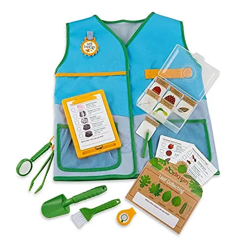 Melissa & Doug 40805 Let's Explore Naturalist Weste Set | Pretend Play | ab 3 Jahren | Geschenk für Jungen oder Mädchen
