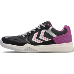 Hummel All Court Tennisschuhe Anthracite/Cattleya Orchid 45,5 - Bequeme Tennisschuhe für optimale Leistung auf dem Platz. Strapazierfähige PU/Mesh-Oberfläche und exzellenter Grip sorgen für Sicherheit. Modernes Design und hoher Komfort für jeden Spieler!