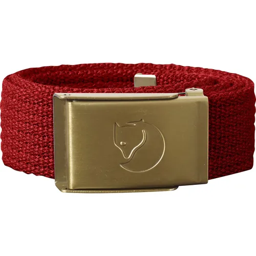 Fjällräven Kids Canvas Brass Belt lava (335) 1 Size in rot von Fjällräven