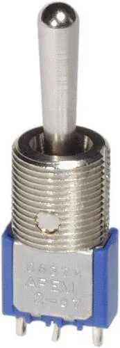 APEM 5647MA 5647MA Kippschalter 250 V/AC 3A 2 x (Ein)/Aus/(Ein) tastend/0/tastend 1St.
