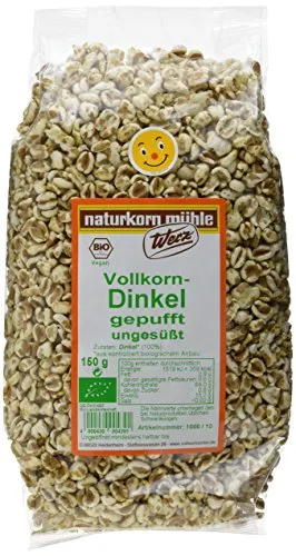 Werz Vollkorn-Dinkel gepufft ungesüßt, 150 g von Werz