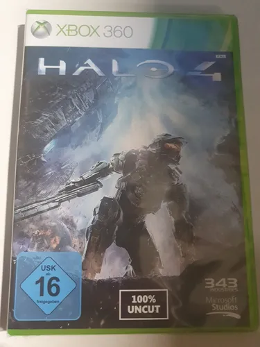 Halo 4 für Microsoft Xbox 360 - Neu in Folie - Action & Abenteuer Spiel mit USK 16, erlebe die epische Fortsetzung der Halo-Serie auf der Xbox 360, herausragende Grafik und fesselnde Story.