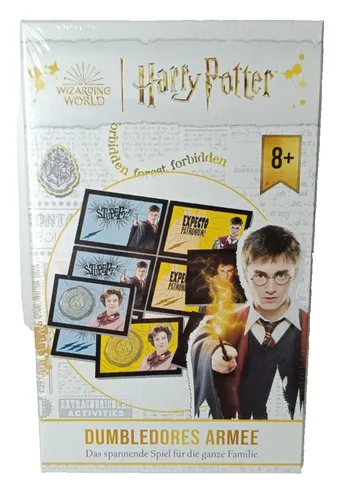 Noris 606102039 - Harry Potter Kartenspiel DUMBLEDORES ARMEE für 2-4 Spieler ab 8 Jahren, fördert Konzentration und Merkfähigkeit in der magischen Welt von Hogwarts