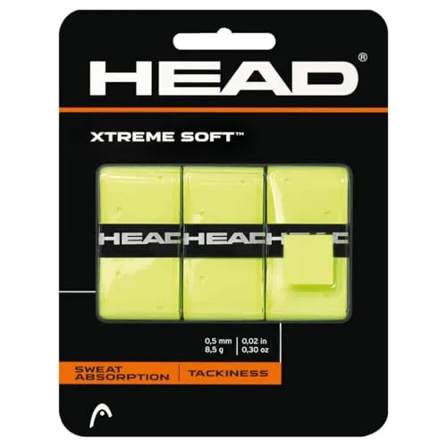 HEAD Xtreme Soft 3 Overgrip In Gelb