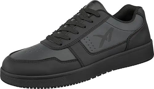 ALBATROS Squad Rutschhemmende Berufsschuhe – rutschfeste O2 Arbeitsschuhe für Damen und Herren, sehr leicht - Non-Slip Sneaker – ideal für Beruf Schwarz Größe 48