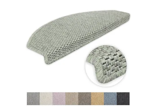 Metzker® Stufenmatte Stufenmatten Göteborg Halbrund, halbrund, Höhe: 8 mm, 1 Stück - Lindgrün