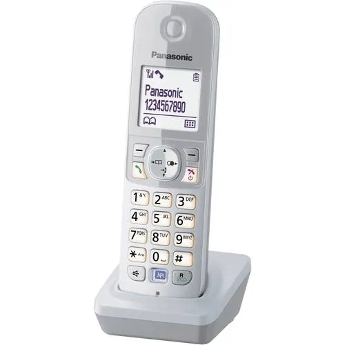Panasonic KX-TGA681EXS - Schnurloses Festnetztelefon ohne Anrufbeantworter, modernes Design und einfache Bedienung