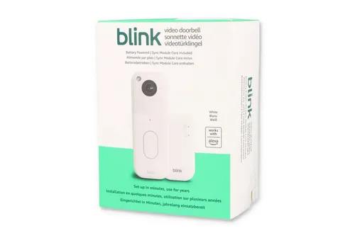Neue Blink-Video-Türklingel | HD-Video mit mittlerer Aufnahme - WLAN- & Smart-Überwachungssysteme, HD-Videoqualität für klare Bilder und einfache Überwachung direkt auf Ihr Smartphone.