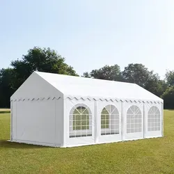 TOOLPORT PRO 3x8m Partyzelt in weiß von Toolport