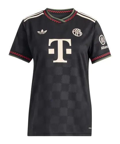 ADIDAS Damen Shirt FC Bayern München 2025/2026 Ausweichtrikot - Shirts & Tops mit Aeroready-Technologie für besten Tragekomfort, inspiriert vom ikonischen Marienplatz und in Zusammenarbeit mit BSTN entworfen - ideal für echte FC Bayern-Fans.