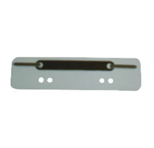Generic Büroklammer ELBA Heftstreifen, 35 x 150 mm, PP, wei, Metall-Deckleiste