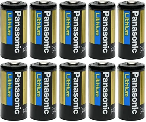 10er Pack CR123 / CR123A 3V Lithium Hochleistungs- Batterie für professionelle Anwendungen - Neueste Kraftmax Generation