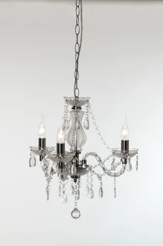 LUSTER LAMPE SUSPENSION CHANDELIER R11073000 in silber von TRIO LIGHTING