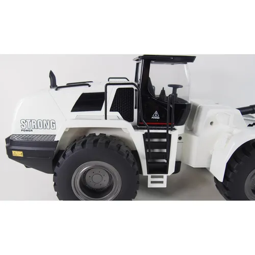 Amewi G485E AE weiß 1:14 RTR mit Sound und Licht - RC-Modelle mit hochwertiger Teilmetallkonstruktion für Robustheit und Langlebigkeit - ideal für Sammler und Hobbyisten.