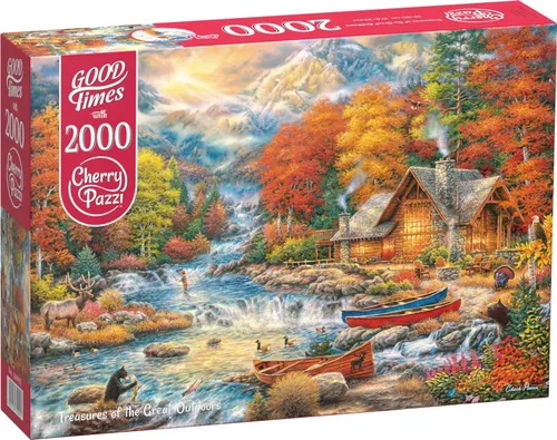 Puzzle 2000 elementów. Skarby wielkiej przyrody 50095 CherryPazzi 5903728750095