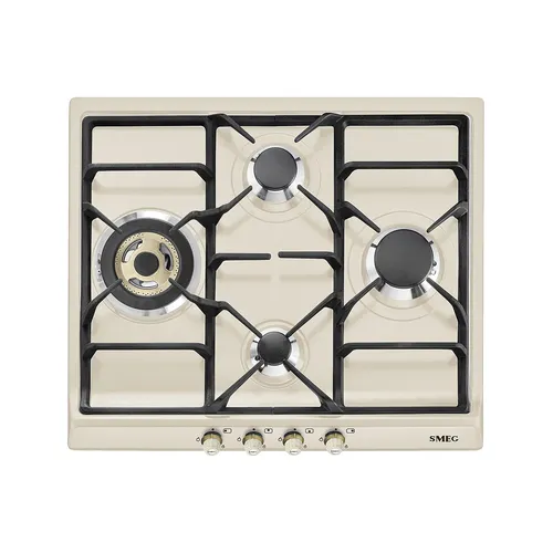 Smeg SR764PO Einbau-Gaskochfeld, 4 Brenner von Smeg