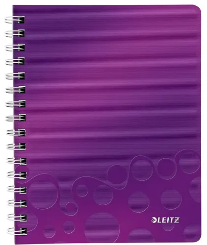 LEITZ Collegeblock LEITZ Collegeblock A5 Wow violett me Kollegblock WOW holzfrei chlorarm