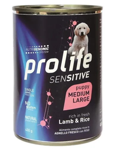 Prolife Hund Sensitive Puppy Lamm Und Reis Medium Large 400 G