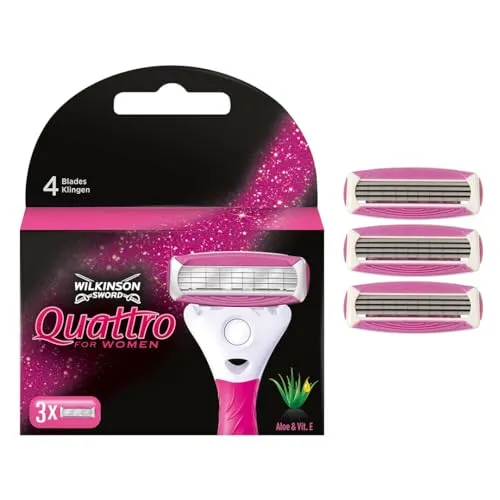 Wilkinson Quattro for Women Rasierklingen, 3er Pack von Wilkinson Sword